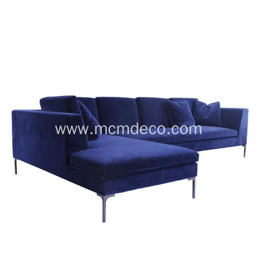 Modern Fabric Charles Corner Sofa